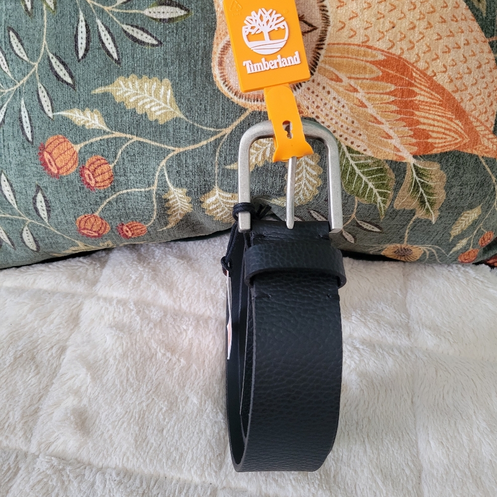 Timberland Black Leather Belt size XL